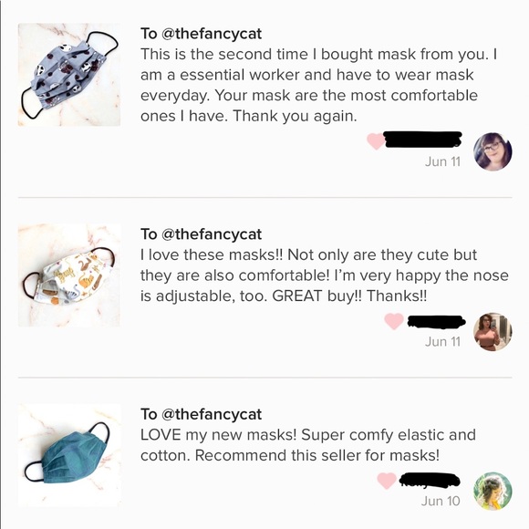 ( 1 LEFT ) ADULT CLOTH FACE MASK_PINK FLOWERS - Picture 9 of 9